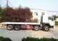 caminhão da carga da cama lisa HOWO de 8x4 371hp 35t